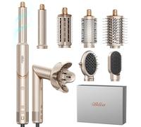 UKLISS Hair Styler 8 in 1 Set, Ionic Hair Dryer with 1400W High-Speed Motor