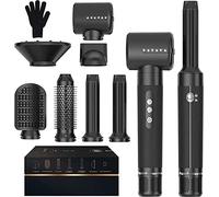 UKLISS Magic Styler 7 in 1 Hair Styler, Hair Dryer Brush with Air Auto-Wrap Curler, Hot Hair Brush, Blow Dry Hair Brush, Concentrator, Diffuser, Hot Air Styler Gifts Sets for Family, Wife, Women
