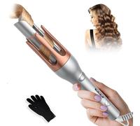 UKLISS Pro Automatic Hair Curler 32mm - Ceramic Rotating Hair Curler, Anti-Tangle Automatic Curling Iron with Smart Timer & 3 Temperature Settings LCD Display (160-200°C), Long-Lasting Hairstyle