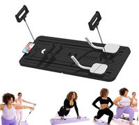 UKLULUAMZ Foldable Pilates Reformer Board Set by Lhanel - Purpose Sliding Equipment for Home Workouts, Includes Timer (A)