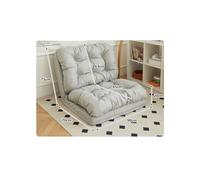 UKLULUAMZ Pet Couch Recliner, Foldable Floor Sofa Human Dog Bed, 5 Gear Adjustment Adult Size Dog Bed for Humans, Bedroom Lounge Chair Lazy Chair (Light Gray 90cm)