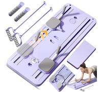 UKLULUAMZ Roller Wheel Training Board Pilates Reformer Machine for Home Abdominal Board Automatic Rebound Full Body Workout Equipment