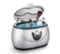 UKOKE Ultrasonic Cleaning Machine with Timer for Jewelry, Eyeglasses and Denture 0.6 L Silver