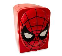 Ukonic Marvel Spider-Man 4-Liter Mini Fridge Thermoelectric Cooler | Holds 6 Cans
