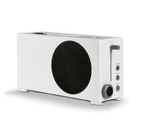 Ukonic Xbox Series S Toaster, Officially Licensed 2-Slice Toaster with Adjustable Browning Control, Removable Crumb Tray, White