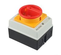 UKP Industrial Rotary Circuit Breaker Switch 4P 20A 440V IP65 Waterproof Isolating Power Switch With Silver Contacts For Indoor Outdoor Electrical Control Systems Wall Mount Installation