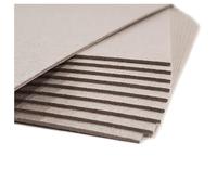UKPAPER A4 Greyboard 10 Sheets Mount Board Backing Board Model Making Presentation Board Recycled Thick 1000 Micron Recycled Card x10