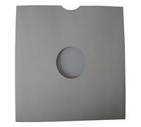 UKPS 200 Large White Card 12" LP Record Vinyl MASTERBAG Sleeves Covers Protectors with Large Centre Hole - Size 310 X 310MM and Thumb/Finger Cut Out - MASTERBAGS MATT Finish Scratch Mark Protection