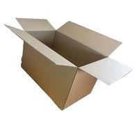 UKPSOLTD 1 x Extra Large XL Double Wall Cardboard Packing Box - 605mm Length x 455mm Depth x 455mm Height Twin Wall Packaging Shipping Delivery Carton