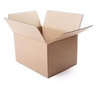 UKPSOLTD 10 x Medium Size Cardboard Packing Boxes - 300 x 230 x 230mm Corrugated Packaging Shipping Delivery Cartons