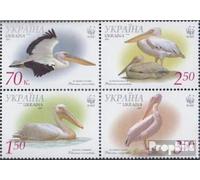 Ukraine 897A-900A block of four (complete.issue.) unmounted mint/never hinged ** MNH 2007 Conservation Rosapelikan (Stamps for collectors) Birds