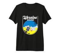 Ukraine Bound Vacation Tour Country Travel Trip Matching Premium T-Shirt