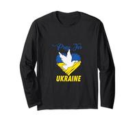 Ukraine Dove Heart Long Sleeve T-Shirt