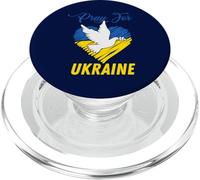 Ukraine Dove Heart PopSockets PopGrip for MagSafe