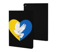 Ukraine Flag Heart Dove Case Compatible for ipad 2019/2020/2021(10.2in) Tablet Cases Stand Protective Cover with Sleep/Wake