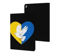 Ukraine Flag Heart Dove Case Compatible for ipad Pro/2016 ipad Pro (9.7in) Tablet Cases Stand Protective Cover with Sleep/Wake