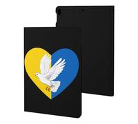 Ukraine Flag Heart Dove Case Compatible for ipad Pro/ipad Air3(10.5in) Tablet Cases Stand Protective Cover with Sleep/Wake
