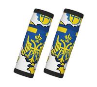 Ukraine Flag Map 01 Pack Luggage Handle Wrap Suitcase Tag Identifier Marker Grip Travel Accessories Airplane