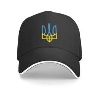 Ukraine Flag Trident Ukrainian Baseball Cap Hip Hop Sandwich Caps Unisex Style Polyester Hats Outdoor