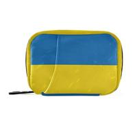 Ukraine Flag Ukrainian National Medication Bags with Detachable Compartments Attachable Medicine Box Organizer