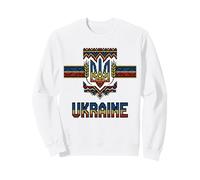 Ukraine Knitting Pattern Tryzub Folk Art Emblem Sweatshirt