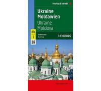Freytag & Berndt Road Map Ukraine - Moldavia - Sheet map, folded - Z245z