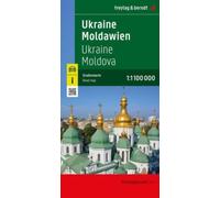 Freytag & Berndt Road Map Ukraine - Moldavia - Sheet map, folded - Z245z
