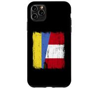 Ukraine Peru Half Flag Ukraine Peruvian Heritage Jersey Case for iPhone 11 Pro Max