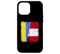Ukraine Peru Half Flag Ukraine Peruvian Heritage Jersey Case for iPhone 12 Pro Max