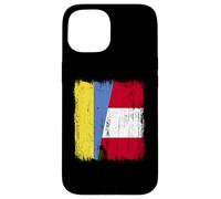 Ukraine Peru Half Flag Ukraine Peruvian Heritage Jersey Case for iPhone 15