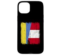 Ukraine Peru Half Flag Ukraine Peruvian Heritage Jersey Case for iPhone 15 Plus