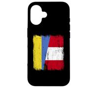 Ukraine Peru Half Flag Ukraine Peruvian Heritage Jersey Case for iPhone 16
