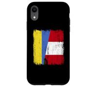 Ukraine Peru Half Flag Ukraine Peruvian Heritage Jersey Case for iPhone XR