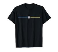Ukraine Shirt Tryzub Ukrainian Flag Zelensky Value Graphic T-Shirt, Men, Black, S