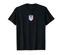 Ukraine Shirt Ukrainian Tryzub Trident Zelensky Value Graphic T-Shirt, Men, Black, M