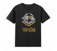 Ukraine Special Operations Forces Military Men T-Shirt Short Sleeve Casual 100% Cotton O-Neck Tees Black L