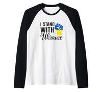 Ukraine Stand Raglan Baseball Tee
