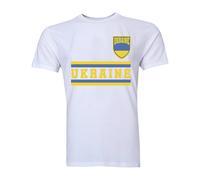 Ukraine Women's Womens Core Football Country T-Shirt in White | Size: Medium Ukraine White M
