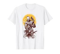 Ukrainian Cossack Warrior Holding Sword Fighting for Ukraine Value Graphic T-Shirt, Men, White, M