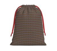 Ukrainian Embroidery Style Rose Print Practical Drawstring Gift Pouches Comfort Holiday Parties Events Multipurpose Use