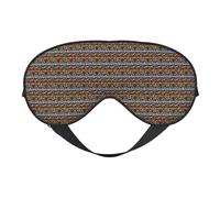 Ukrainian Embroidery Style Rose Print Soft Eye Mask Beneficial Block Light Nap Night Use Travel Camping Meditation Yoga