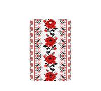Ukrainian Embroidery Style Rose Printing 10 Pcs Car Air Fresheners Cards For Scented Hanging Sheets For Bathroom With Rope