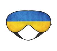 Ukrainian Flag 6 Ukrainian Flag Sleep Masks Adjustable Strap Soft Eye Mask for Women Men Travel Work Home