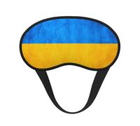 Ukrainian Flag Print Blackout Sleep Mask