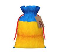 Ukrainian Flag Print Drawstring Pouch For Gifts,Reusable Adorable Gift Bags,Perfect For Jewelry And More