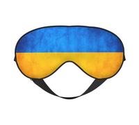 Ukrainian Flag Print Eye Mask,Silk-Like Sleep Mask,Night Sleeping Mask for Men Women,for Sleep Relaxation