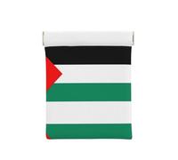 Ukrainian Flag Print Leather Coin Purse, Small Change Pouch Wallet,Squeeze Coin Purse Pouch For Men Women, Palestine Flag, One Size, Fashion