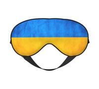 Ukrainian Flag Print Sleep Eye Mask - Light Blocking for Deep Sleep Home Travel Use Ultra Soft