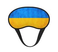 Ukrainian Flag Print Unisex Blackout Sleep Mask Comfortable Eye Mask for Travel Meditation Sleep Travel