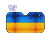 Ukrainian Flag Printing Summer Sun Shade Sunshade Windshield Cover Front Window Shade Sun Visor Shade Car Accessories